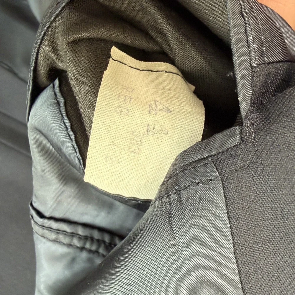 Vintage‎ 80s Brooks Brothers Blazer Sport Coat Black Wool 3 Button Men 44R USA